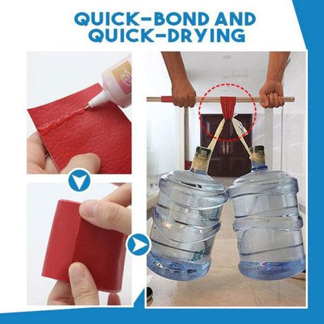 Schnelltrocknender Textilkleber, verstärkender Flüssigkleber, Ultra Stick Nähkleber (1/3)