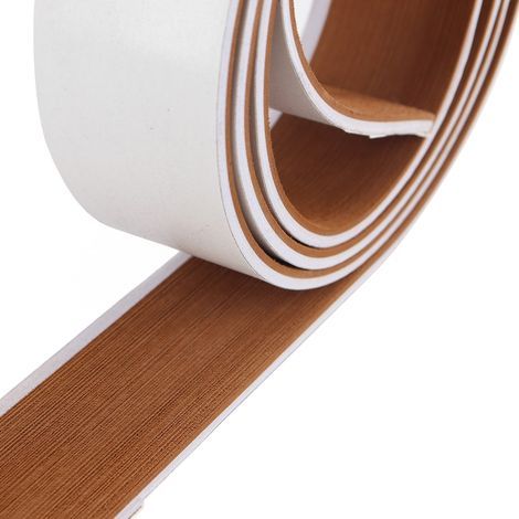 EVA Planches Sol Imitation Noyer Bateau RV Navire Bordure Protection Angle Antidérapant Souple Accessoire (1/5)