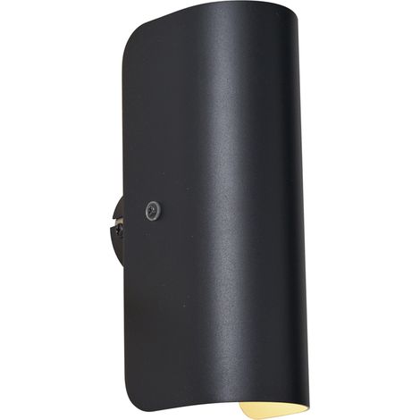 Modern Wall Lamp Black 2-Lights - Gotthard