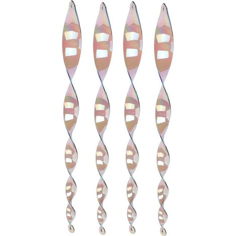 4pcs Garden Spirale Rotation Bird Suspendu décoration d'oiseaux réfléchissants (1/5)
