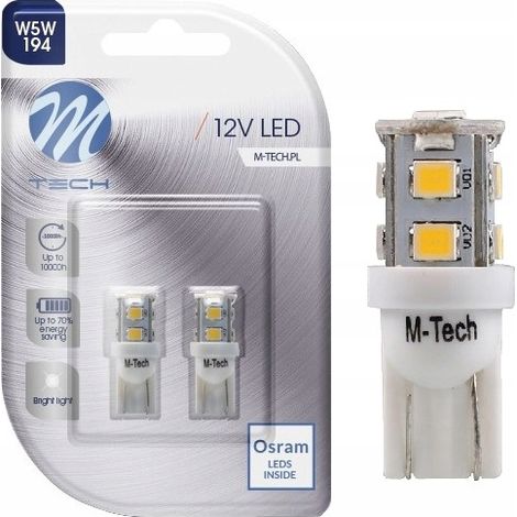 LED-Lampe W5W T10 M-TECH 9xSMD 2835 OSRAM LED (1/5)