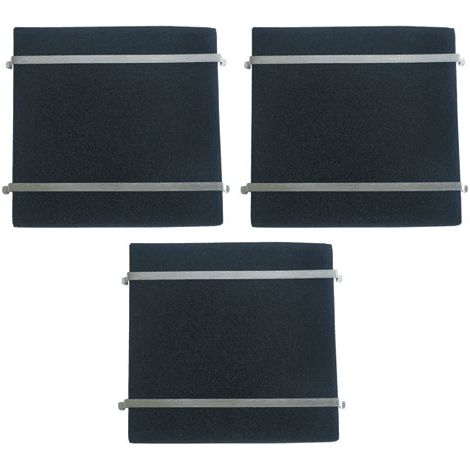 LOT DE 3 FILTRES A CHARBON 240 X 220 M/M POUR FOUR SAUTER - 74X0998 (1/2)