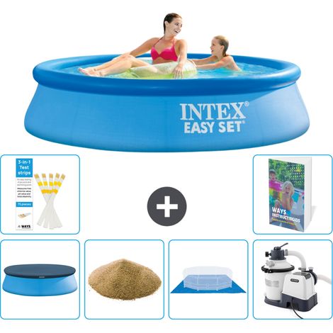 Intex Piscina Easy Set Rotonda - 244x61 cm - 7-pezzi  S158