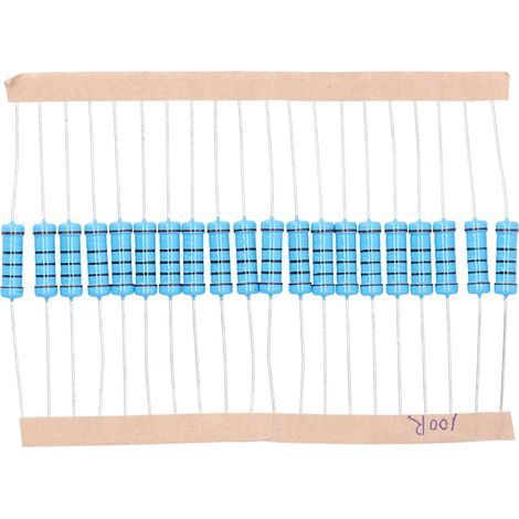 Résistances à Film métallique 100 Ohm, 2W, tolérance 1%, accessoires électroniques, 20 pièces (1/5)