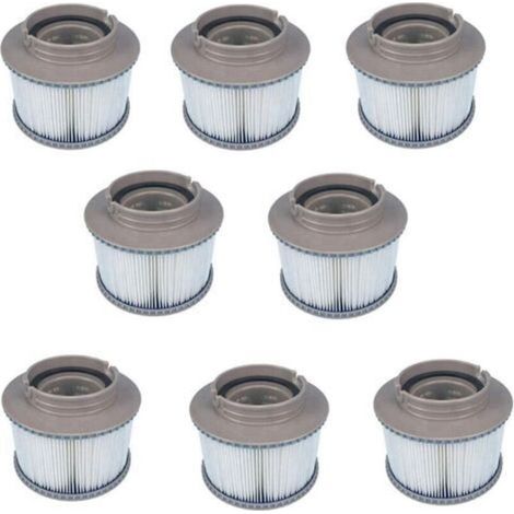 Set of 8 Replacement Spa Filters for MSPA FD2089, Filter Cartridge Pump for MSPA All Current Spas