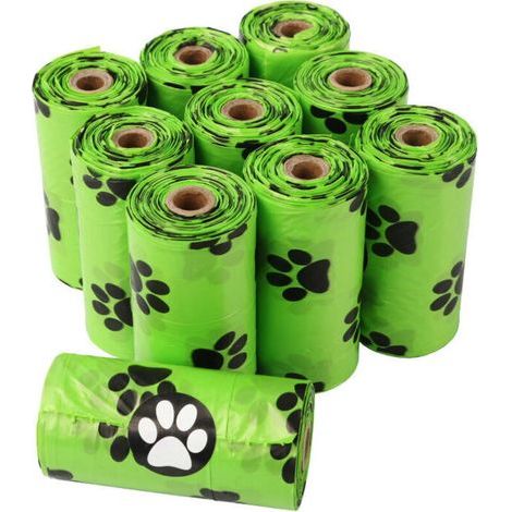 Sacs à crottes de chien, sacs à crottes de chien, 10 rouleaux, sacs à crottes de chien, étanches et inodores (1/5)