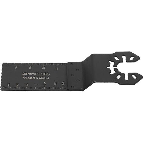 Lame de scie oscillante universelle pour plastique, métaux tendres, bois, outils manuels, 28 mm