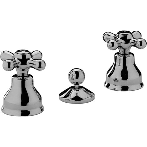Rubinetto per bidet 3 fori erogazione dalla ceramica Paffoni IRIS IRV116CR Cromo - Iris (1/6)