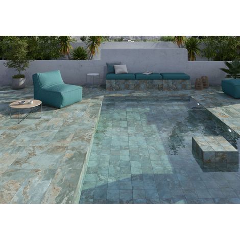 Dalle extérieur OKAI GREEN 60x90cm 20mm d'épaisseur