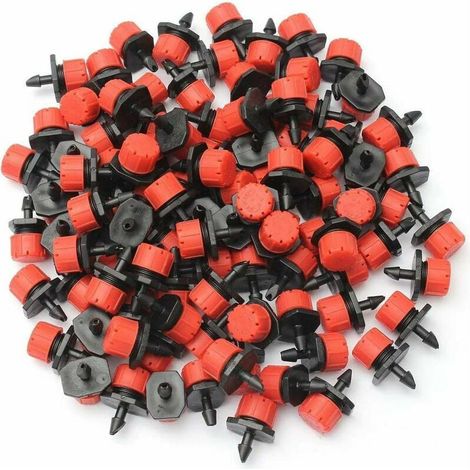 Sistema di irrigazione a goccia regolabile da 200 pezzi, irrigatore nebulizzatore per prato, giardino, irrigazione di erbe aromatiche, ecc.