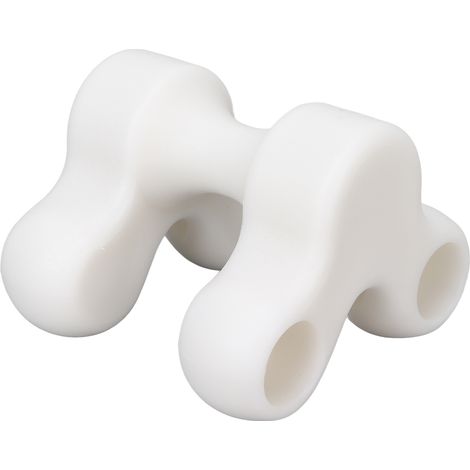 Dispositif de traction cervicale à usage domestique, oreiller chiropratique de réparation des épaules pour les tensions liées à la courbure de la colonne vertébrale, blanc (1/5)
