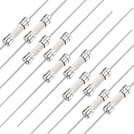 Fusible Tube Cylindrique en Céramique 5x20mm 250V T4A 10Pcs (1/5)