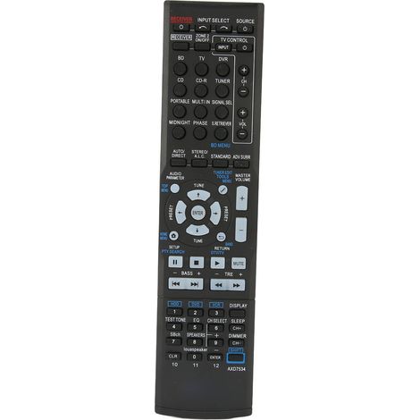Télécommande universelle pour récepteur AV Pioneer, compatible avec VSX-517-S, VSX-817-K, VSX-80TXV et autres modèles.