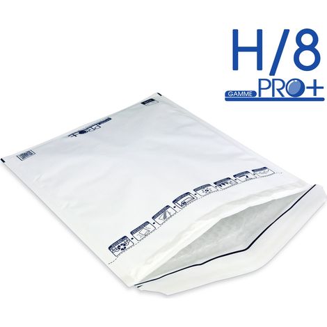 Lot de 10 Enveloppes à bulles PRO BLANCHES H/8 format 260x360 mm