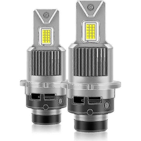 Kit de conversion LED blanc 6000K pour phares D4s, D4r, D2r et D2s : remplacement facile des phares xénon HID (Canbus sans erreur). (1/4)