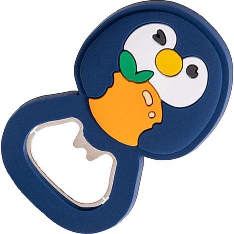 Ouvre-bouteilles Magnetique - Pour Refrigerateur - Design Animal - En Acier Inoxydable Et PVC - 1 Piece (1/5)