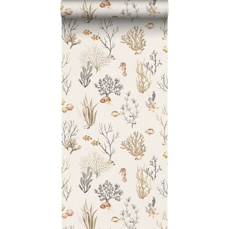 papier peint le monde sous-marin beige  - Sanders & Sanders (1/5)