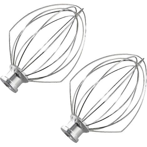 Fouet métallique pour robot de cuisine K5AWW 5QT 5K5SS 5KPM5 (lot de 2) (1/4)