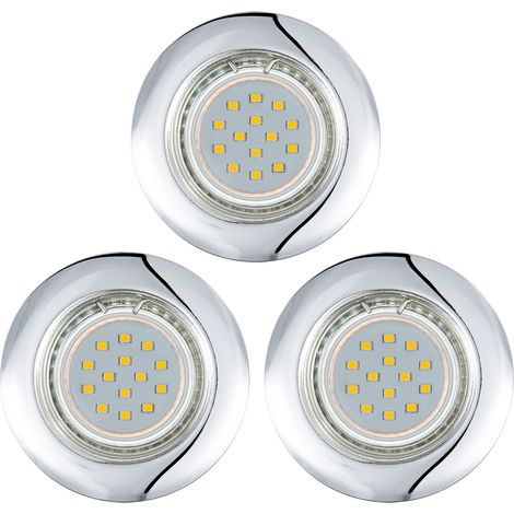 Peneto Faretto Da Incasso Kit 3 x 3W Led Cromo (1/4)