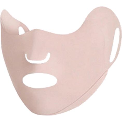Masque de protection solaire respirant UPF50+, avec élastiques et design léger, protection UV optimale, idéal pour le travail, les chantiers et les activités extérieures.