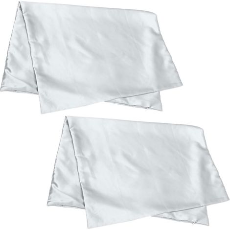 Taie d'oreiller Protège-Oreiller à Fermeture Éclair, Polyester, Effet Rafraîchissant, pour Chambre et Décoration de Chambre (1/5)