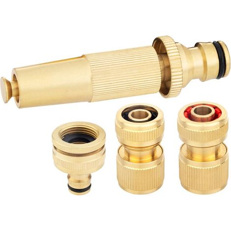 Satz Kupplungen Strend Pro Garden GF341, Bewässerung, Garten, Adapter 3/4"-1, Kupplungen 1/2", Düse