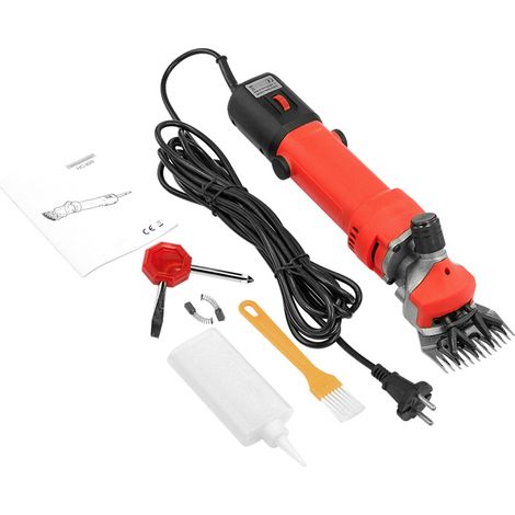 Tondeuse électrique professionnelle 690W 6 vitesses réglables Cisaille électrique à moutons Compatible pour chèvre lama cheval et bétail