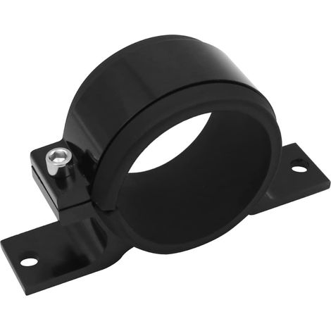 universel 60mm voiture huile/carburant/gaz support de montage de pompe à carburant externe simple filtre pince berceau noir (1/5)