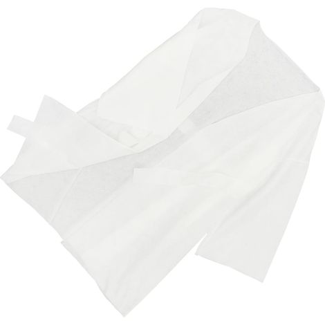 jetable Healeved pour femmes peignoir de spa blanc en