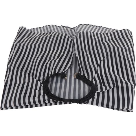 Cape de coupe adulte à rayures, tablier de coiffure pour barbier, manteau de salon professionnel en tissu imperméable. (1/5)
