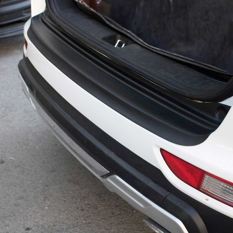 Protection Seuil de Pare-Chocs arrière - Compatible avec Kia Sportage 2018-2021 - Couverture de Seuil de Coffre - Bande Seuil de Chargement - Style élégant - ABS Mat (1/5)