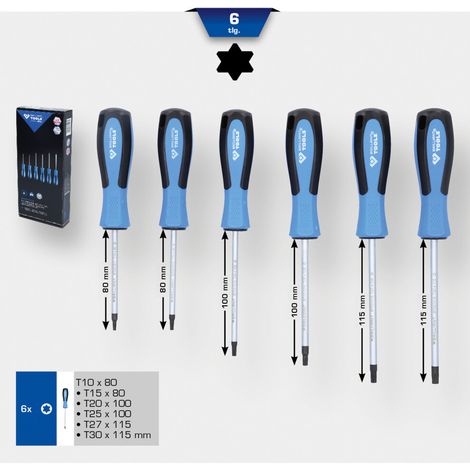 Brilliant Tools BT031010 Schraubendreher-Satz, 6-tlg, TORX (1/5)