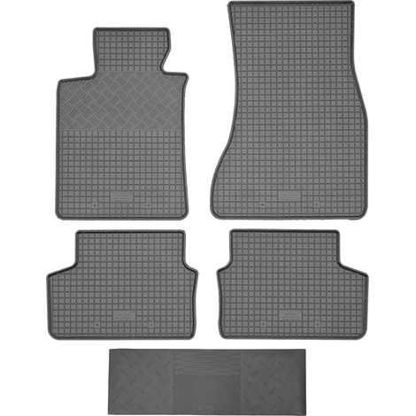 RIGUM 904321 Fußmatten + 900101 Abdeckung - BMW 5er G30 G31 Limousine/Kombi ab 2017 (ohne Stopper)