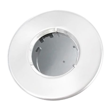 Collerette fixe blanche IP65 RAL9010 - Diamètre 90 - BLM