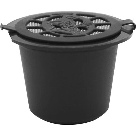 Coffee Capsule Filter - Acier Inoxydable 304 + Plastique - 38 X 35 Mm - Pour Machine À Café À Dosettes - 3 Pièces + Brosse + Cuillère (1/5)