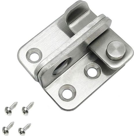 Moraillon Porte Cadenas Petite Antivol Loquet,Acier Inoxydable Cadenas Verrou à Bascule Verrous de Porte de sécurité,Ouvrir à droite (1/5)