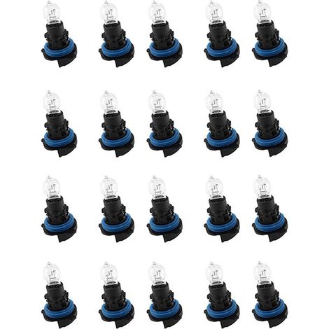 20 lampadine diurne anteriori con portalampade per Peugeot 3008, 5008 e Citroën C5, 12V 24W, 6216F6, 89072904 PH24W