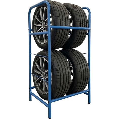 Steel Tyre Rack - Garage Storage, Holds 4 Tyres (1/5)