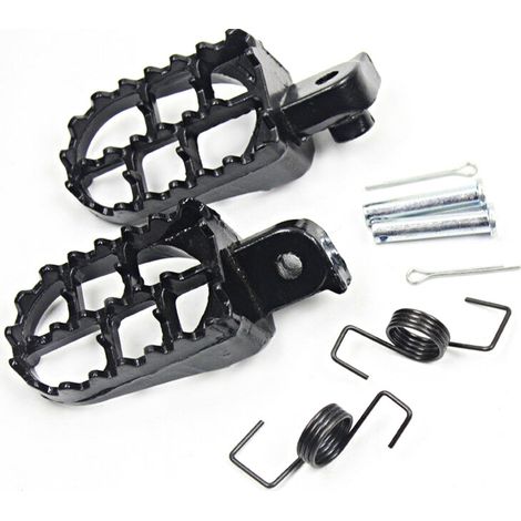 Repose-pieds en alliage d'aluminium compatibles Honda XR50R CRF50 CRF70 CRF80 CRF100F (1/5)