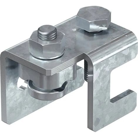OBO Bettermann Mordaza de construcción 20mm Acero cincado por inmersión en caliente, 5304520