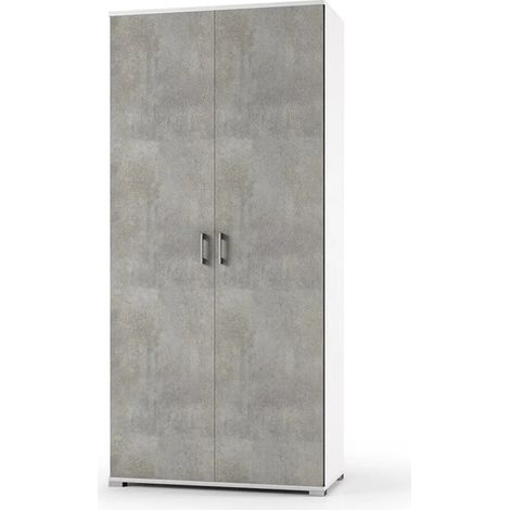 Armadio alto in kit cemento 36x70x180 cm