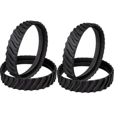 4 neumáticos de repuesto para el limpiafondos Zodiac MX8 MX6 Baracuda R0526100 (1/5)