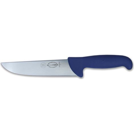 Coltello da macellaio dritto da 23 cm, blu, con impugnatura ErgoGrip
