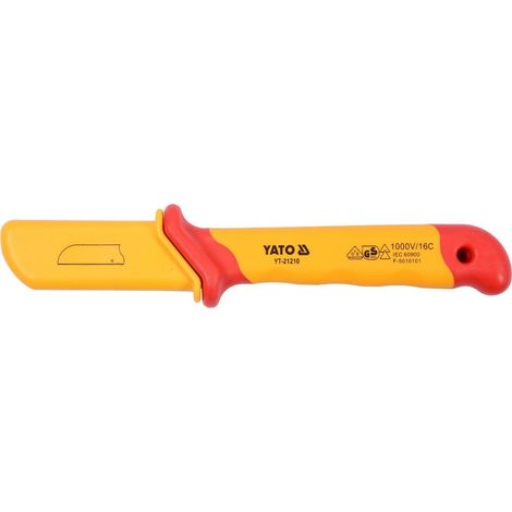 Cuchillo de electricista aislado 50x180mm VDE / YT-21210 / yato (1/3)