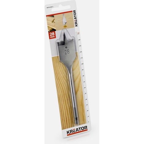 KREATOR Mèche pour bois plate Ø 28x152mm