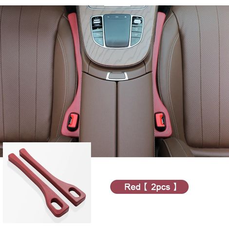 (2 pièces pour rouge) 1 paire de joints de remplissage pour joints de siège auto, bande anti-fuite pour coutures latérales, accessoires de décoration intérieure pour voiture (1/5)