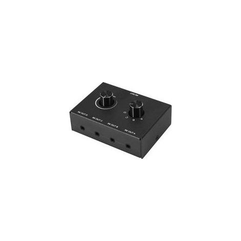 Commutateur Audio 4 Ports, SéLecteur 3,5 Mm, AUX StéRéO, BoîTe de Commutation EntréEs 1 Sortie/1 EntréE Sorties (1/4)