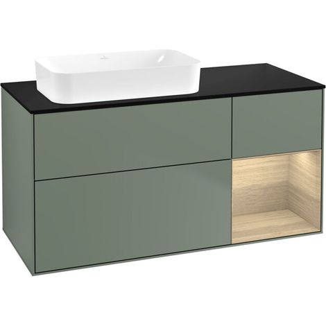 Villeroy & Boch F692PCGM Meuble sous-lavabo Finion F69 (1/2)
