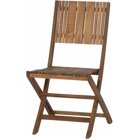 Falun Klappstuhl Gestell und Fläche Akazienholz FSC®-100% natur (1/5)