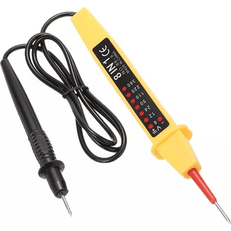 Comprobador tester de circuitos electricos  Amarillo